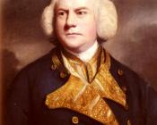 Portrait Of Admiral Thomas Cotes - 乔舒亚·雷诺兹